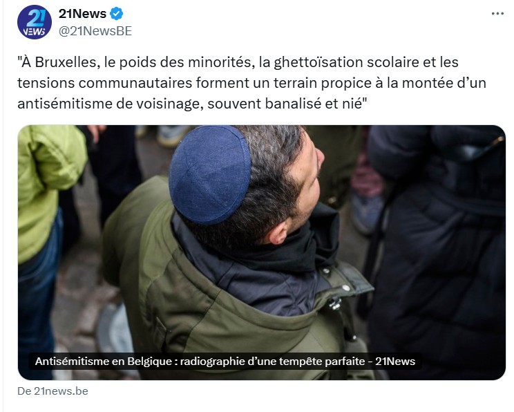 Antisémitisme en belgique radiographie d’une tempête parfaite