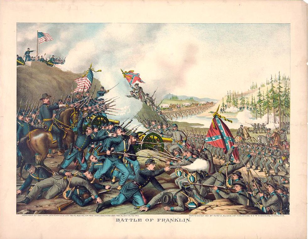 Bataille-de-Franklin Guerre de Sécession 1861-1865