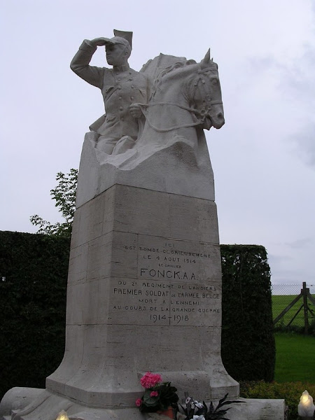 Cavalier-Antoine-FONCK-le-premier-soldat-belge-tue-3 Le premier soldat belge tué le 4 août 1914, Cavalier Antoine FONCK