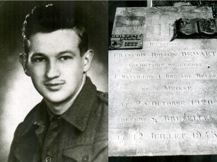 DEWAET-Francois Hommage aux soldats tués à l'ennemi