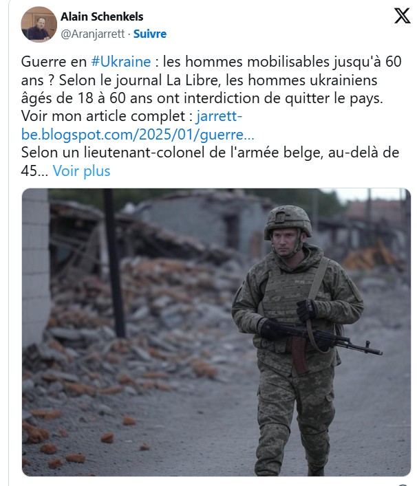 Guerre en ukraine les hommes mobilisables jusqu'à 60 ans