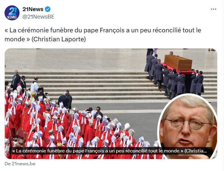 La cérémonie funèbre du pape françois a un peu réconcilié tout le monde