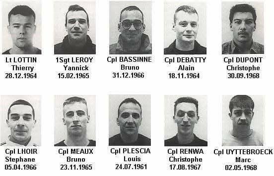 Le 7 avril 1994, 10 de nos soldats sont torturés et exécutés à kigali et 800 000 personnes sont tuées