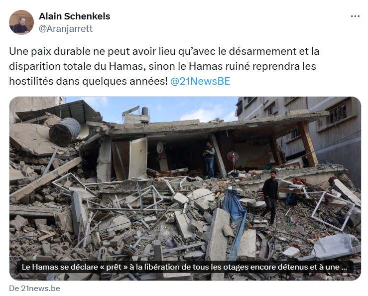 Le hamas se déclare prêt à la libération de tous les otages détenus et à une trêve de cinq ans avec israël