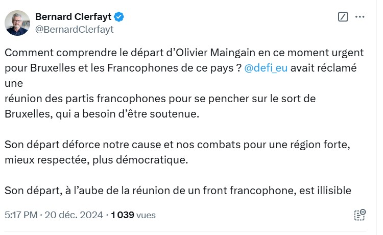 Olivier-Maingain-annonce-sur-X-quitter-Defi-pour-creer-un-nouveau-parti-2-1 Olivier Maingain annonce sur X quitter DéFi pour créer un nouveau parti