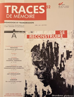 Traces de memoire, asbl mémoire d'auschwitz, article de viviane teitelbaum 1