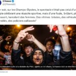 Des émeutes suite à la victoire du psg