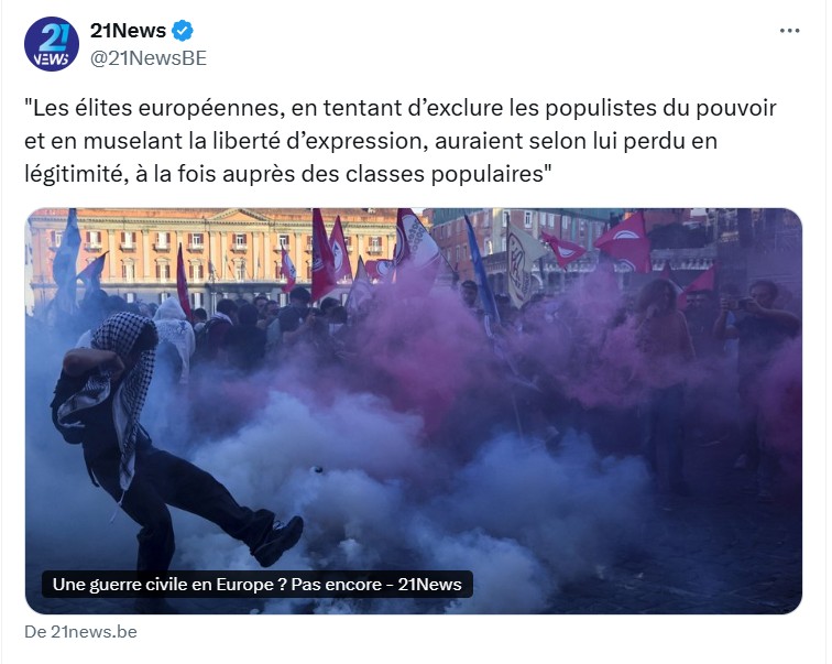 Guerre civile en europe