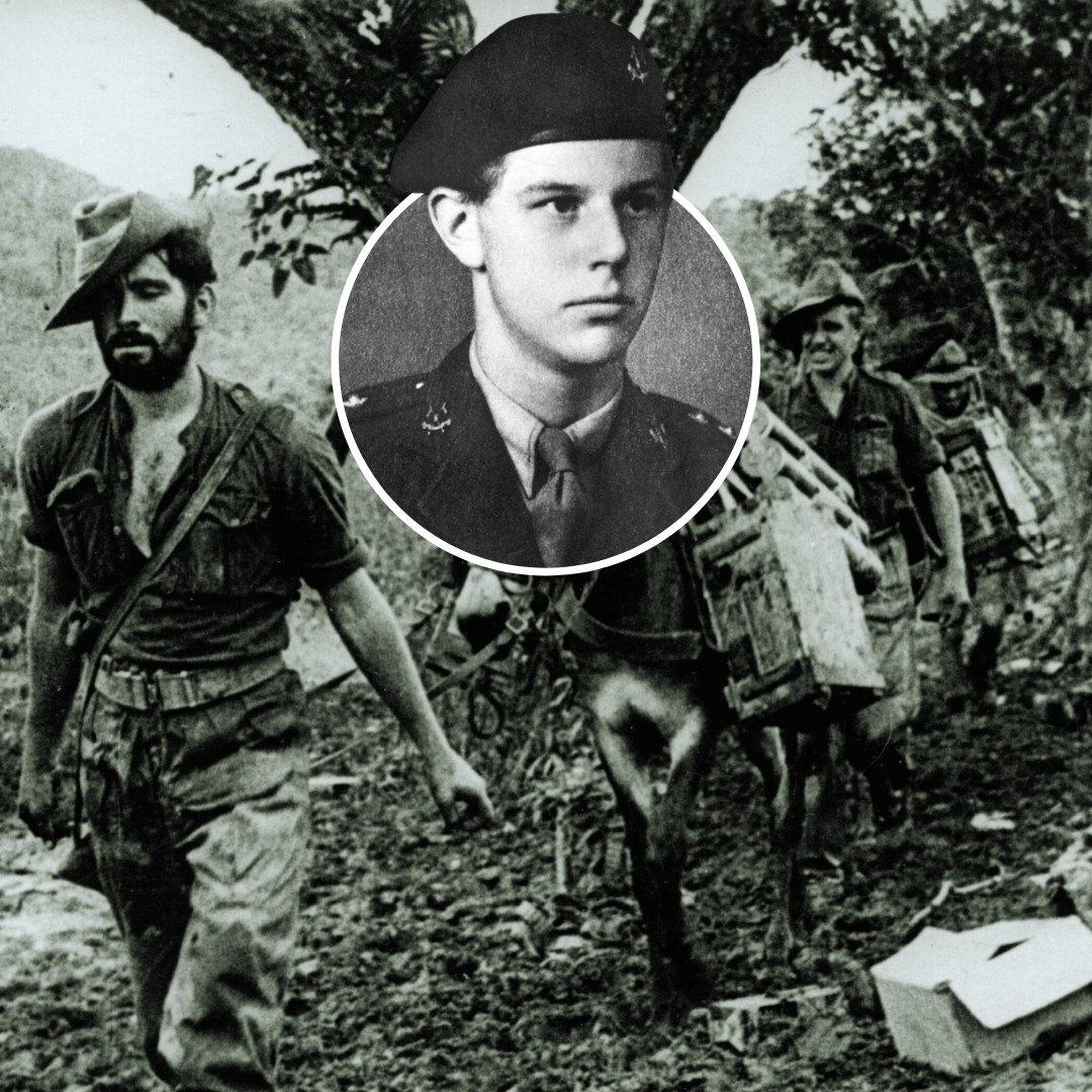 Lieutenant michael allmand, tué en héros lors de la dernière offensive à mogaung en 1944, à l'âge de 20 ans