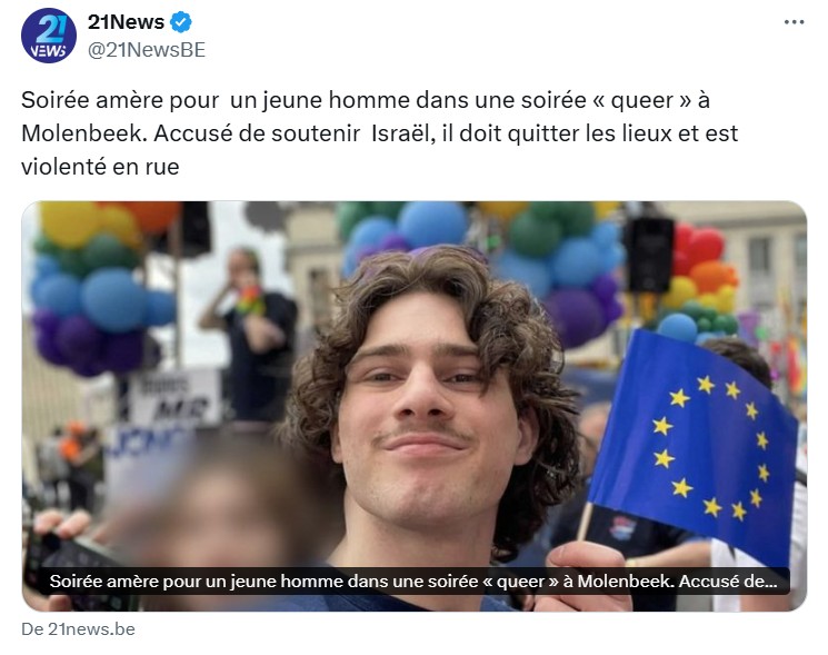 Lucas ablotia géorgien 20 ans menacé de mort à l'espace la vallée à molenbeek