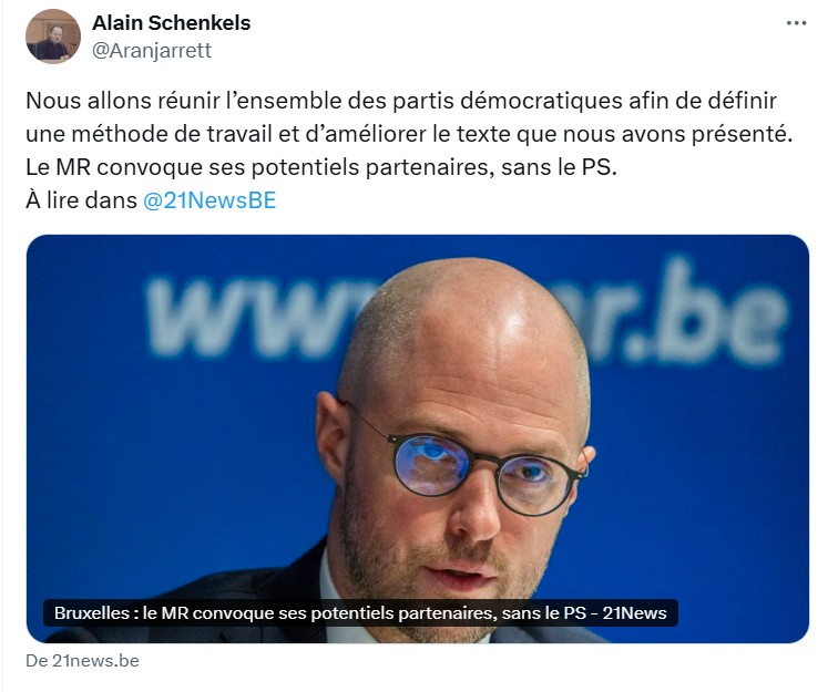 Mr convoque ses potentiels partenaires sans le ps