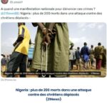 Nigeria 200 tues dans une attaque contre des chretiens deplaces