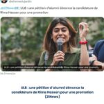 Petition ulb candidature rima hassan promotion 2025