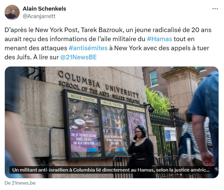Tarek bazrouk 20 ans terroriste hamas