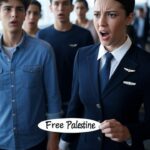 Hotesse de l'air free palestine