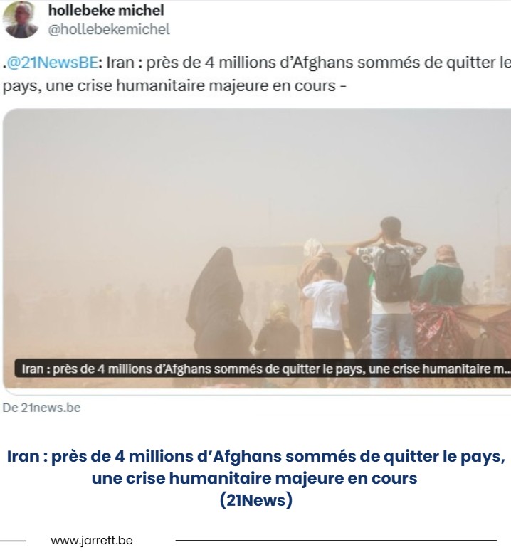 Iran 4 millions d'afghans sommés de quitter le pays