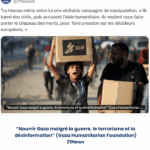 Nourir gaza malgré la guerre le terrorisme de la désinformation