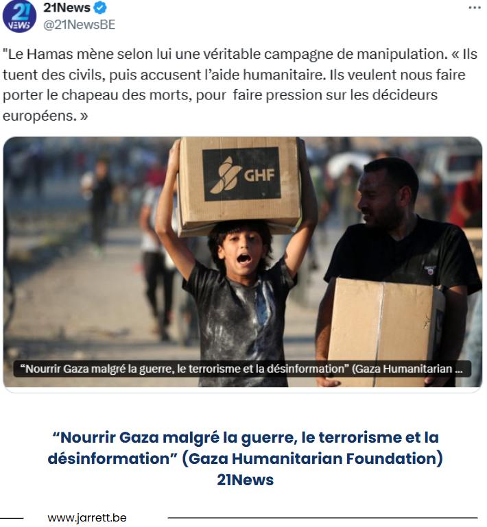Nourir gaza malgré la guerre le terrorisme de la désinformation